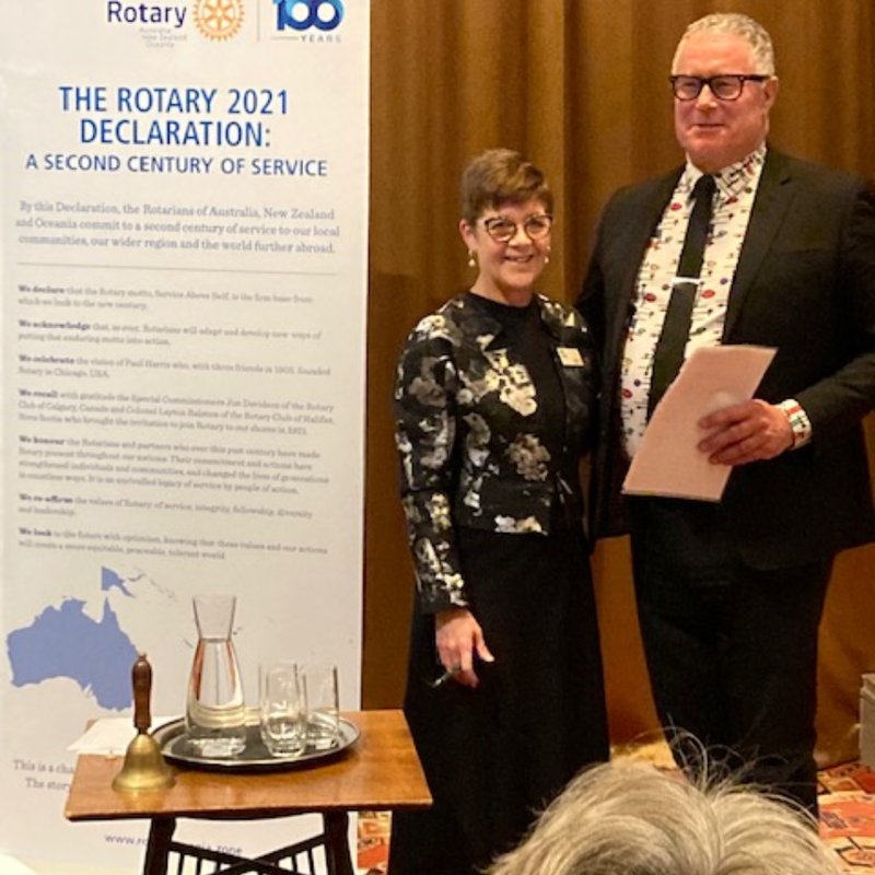 Geoff Shaw at a Rotary event
